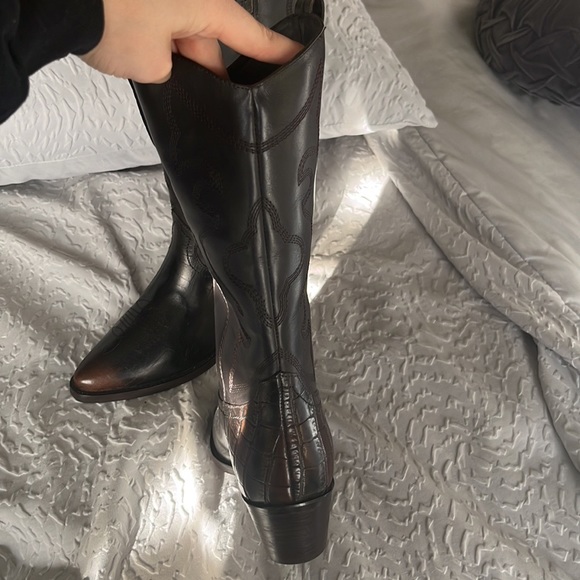 VINTAGE FOUNDRY CO TRUDY TALL COWBOY BOOT - Picture 4 of 6